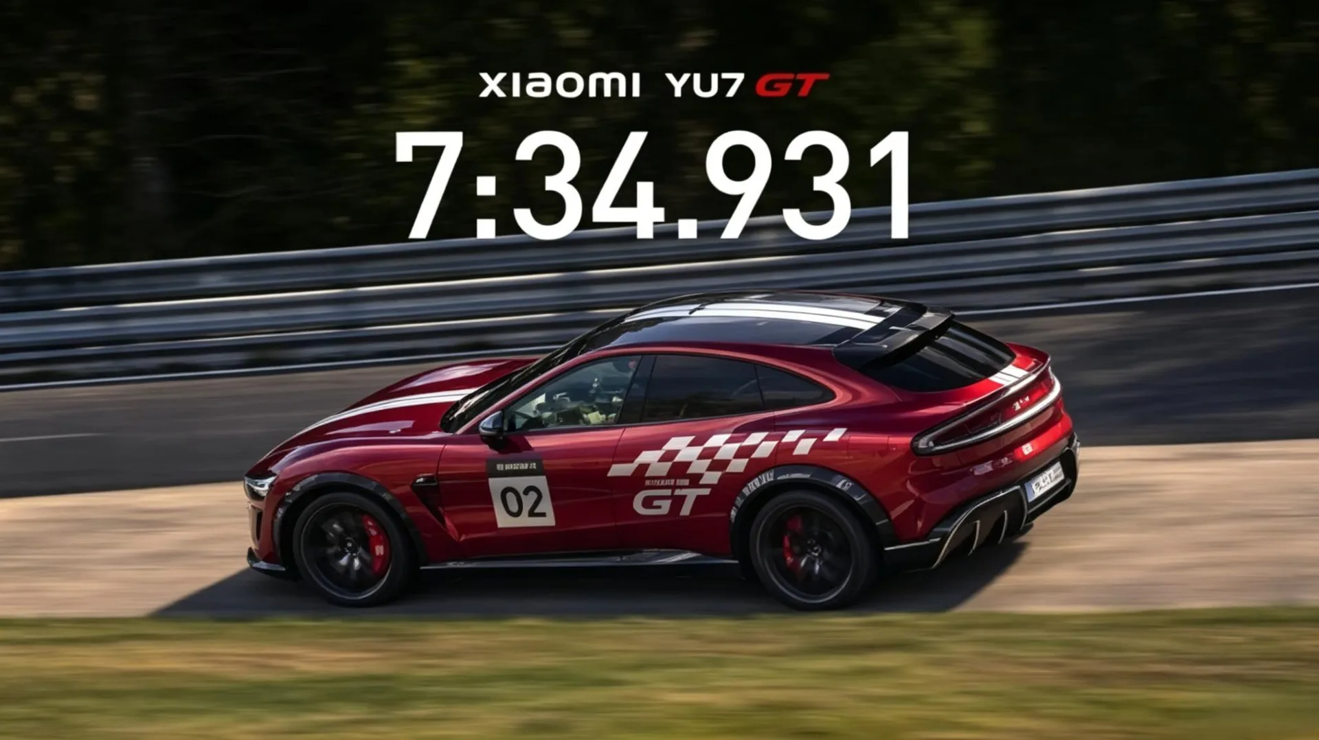Xiaomi YU7 GT уже обгоняет Audi RS Q8 на Nürburgring